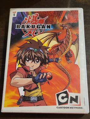 Cartoon Network Bakugan Vol. 1 DVD - Red & Yellow Cover